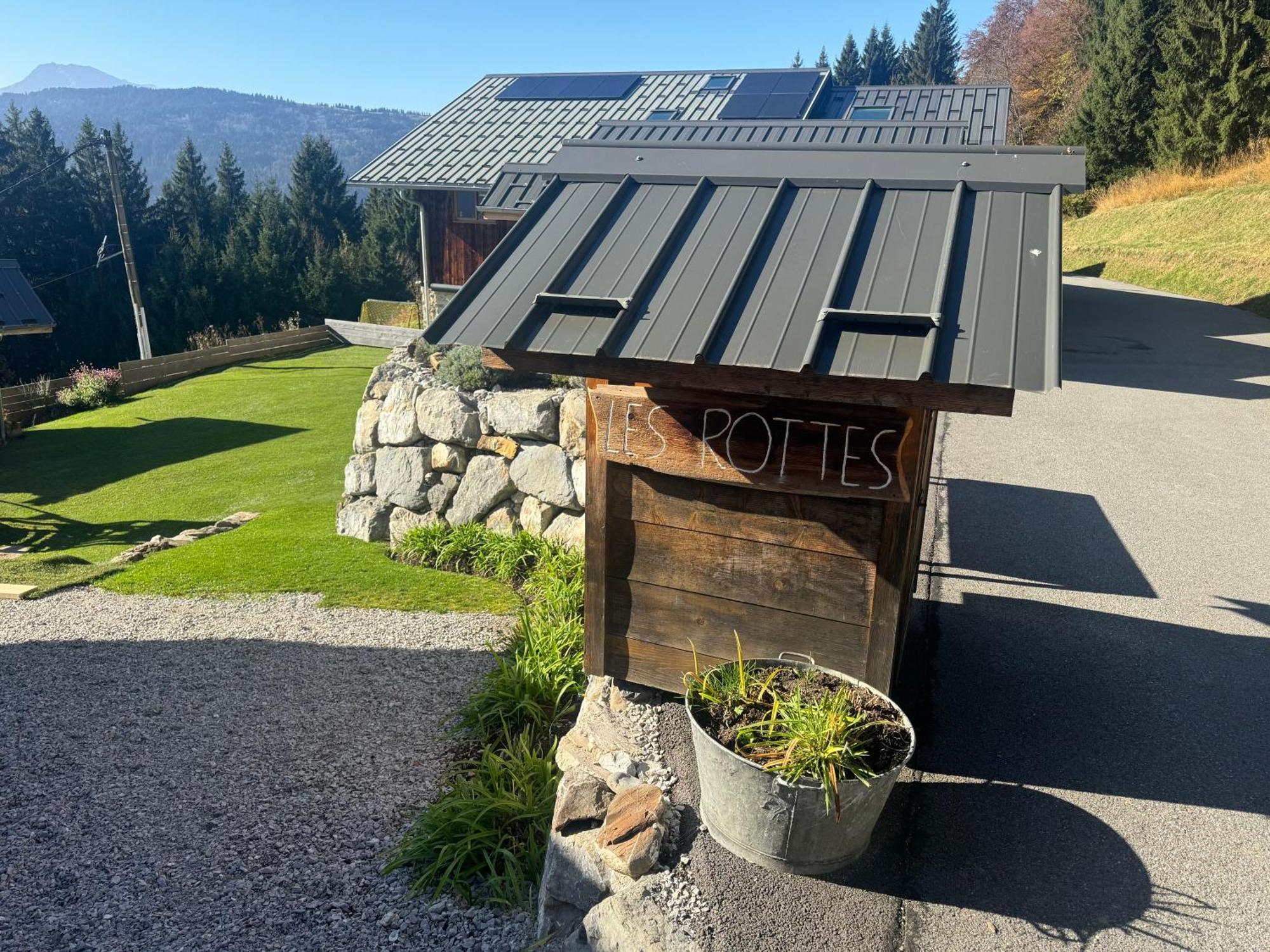 Les Rottes, Bas Ferme Proche Morillon Samoens Avec Spa Verchaix Exterior foto